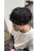 波巻きケアクリームパーマ