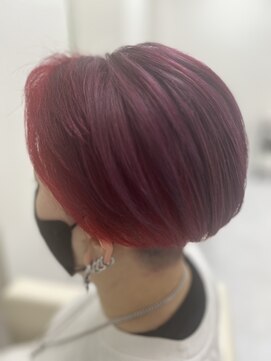 ヘアポジション 青森南佃(HAIR Position) ハデ色カラー