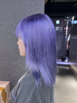 ペレ 栄店(PELE)&nbsp;デザインカラー/レイヤーカット/ウェットヘア/オリーブベージュ