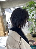 グラデーションレイヤーショートボブ