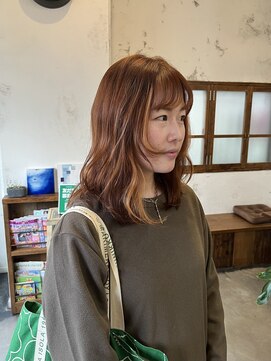 ディディ イック(didi ic) ：レイヤーカット＋サマーオレンジ