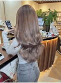 ミルクティーベージュロング