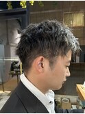 ソフトツイストパーマ×スーツスタイル