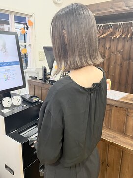 ジャストビューティー リアリー(just beauty Really) ダークグレージュ×ボブ【横須賀中央 Really】