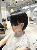個性派ボブ