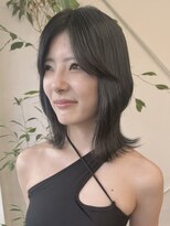 ユキ 八事(yukii) くびれヘア/アプリコットオレンジ/夏のヘアアレンジ/八事