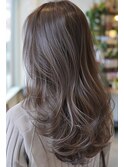 透明感セミレイヤー+艶カラー/髪質改善/仙台駅前/全席個室