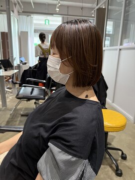 シールドヘアー 沖縄 新都心(C'LD Hair) 那覇美容室/おもろまち美容室/ストレートボブ/切りっぱなしボブ