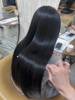 ロンドシエル 横浜(Lond ciel) 前髪/レイヤー/髪質改善/縮毛矯正/横浜 くすみベージュ