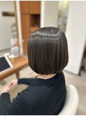白髪ぼかしオリーブブラウン