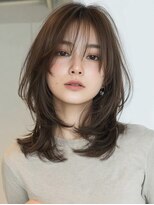 カノイ 銀座中央通り(KANOI)&nbsp;【ソフトエレガント】顔周りレイヤー×色気垢抜けミディ