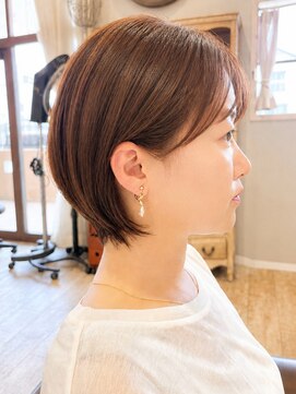 マテリア ヘアー デザイン(materia hair design) ナチュラルにまとまる大人ショート