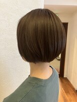 エルサフィロ キタハマ(el zafiro kitahama)&nbsp;20×30×40代×ショートボブ×ツヤ髪×オリーブグレージュ