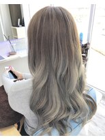 ヘアーディア(Hair...DiA) ☆派手さ可愛い☆ホワイトグレイグラデーション@30代40代50代