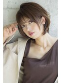 [The C ]　耳掛け小顔大人ショートボブ☆３Dカット