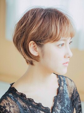 プロデュース 相模原店(Produce) 簡単スタイリング♪ヌーディーカラー☆丸みショート