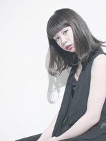 ココ 本八幡(KOKO)&nbsp;黒髪クラゲヘアーオリーブグレー小顔ココアベージュ丸型卵型ボブ