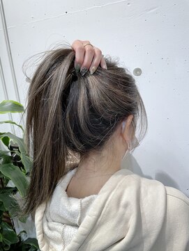 オーク たまプラーザ(OAK) コントラストハイライト×グレージュ【OAKたまプラーザ】