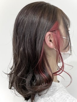 ウィットヘアー(wit hair)の写真/カラーバリエーション大幅UP♪[インナーカラー/ハイライト]人気のデザインもケアブリーチでダメージレスに!