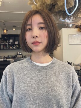 アンダーカレント(undercurrent) ニュアンスバングボブ 大人ショート 顔まわりデザインカット