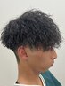 【メンズ】カット+ツイストスパイラルパーマ+2stepトリートメント￥13000