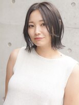 アーレント(AREND)&nbsp;タッセルボブ/ブリーチなし/前髪なし/透明感カラー/耳かけボブ