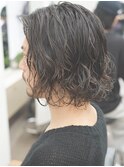 メンズボブパーマ　スパイラルパーマ
