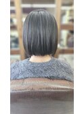 ボブ×ツヤ髪縮毛矯正