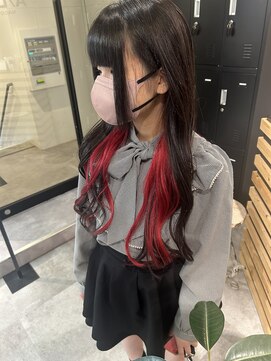 アイリー 名古屋(A/LEE) インナーカラー/レッドカラー/韓国ヘア/ヨシンモリ