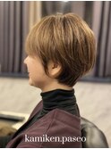 小顔×美シルエット◎大人のマッシュショート【カミケンパセオ】