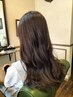 【女性2番人気】カット＋ケアカラー＋パーソナル5step毛質改善トリートメント