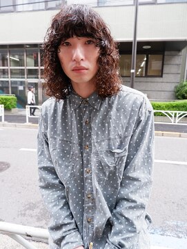 オーオシカシカスペース(OOO YY Space) マッシュボブハードパーマ