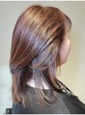 ロングレイヤー×イノアカラー×ハイライト