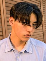 センターパートニュアンスパーマ韓国カルマパーマコンマヘア