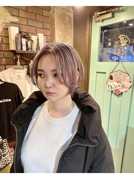 ドルチェ(Dolce) short bob×silver pink