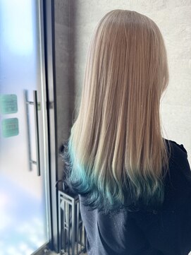 ブレイブ ヘアデザイン(BRaeVE hair design) ホワイトベージュ＆エンドカラー