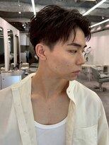 ポーチバイハニー オモテサンドウ(PORCH by HONEY omotesando)&nbsp;アップバングマッシュ/ツーブロック/ブルーブラック/刈り上げ3