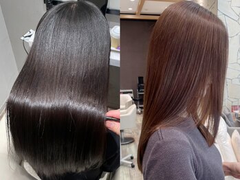 ケーツー あべのキューズモ－ル店(K-two)の写真/潤いたっぷり指通り滑らかな美髪へ♪髪の状態や悩みに合わせて選定*[髪ドラ/つるりんちょ/髪質改善/顔周り]