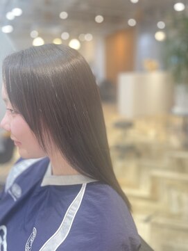 酸性ストレートでサラサラに！