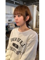 髪質改善と縮毛矯正の専門店 サンティエ(scintiller)&nbsp;大人綺麗な小顔襟足スッキリショートボブ　30代40代50代鹿児島