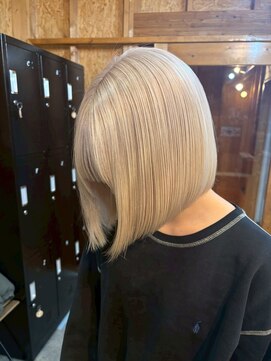 アフターニュース 新潟(afternews) ミルクブロンド/ダブルカラー/ケアブリーチ/髪質改善/新潟