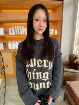 ユラギフロムユイマァル 水島店(YURAGI from YUIMARL) 韓国レイヤー20代30代40代髪質改善ブラウンカラー