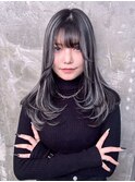 韓国オルチャンレイヤーカット髪質改善顔まわり前髪カット
