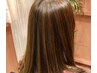 透明感カラー×美髪補修ヘアエステ☆ナノバブル洗浄