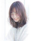 寺尾拓巳 大人かわいいラベージュくびれヘアミディアムボブ