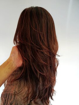 美容室ポール 西葛西店(PAUL) エアリーミディ ウルフ ハイライト 西葛西 学割U24