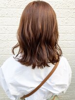 モリオ フロム ロンドン 成増店 【morio成増/玉井】オレンジブラウン ダブルカラー