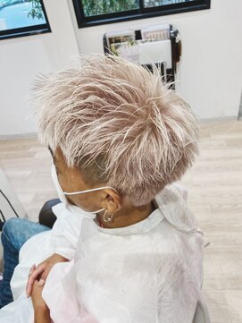 チェレ オレ 新金岡店(Chere ore) モノトーングレージュ×メンズウェットヘア