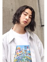 ブークル(boucle)&nbsp;メンズボブのパーマスタイル