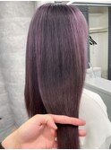 ディープパープル【池袋.髪質改善インナーカラー.ケアブリーチ】